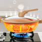 Wok antiadhésif avec panier de cuisson vapeur