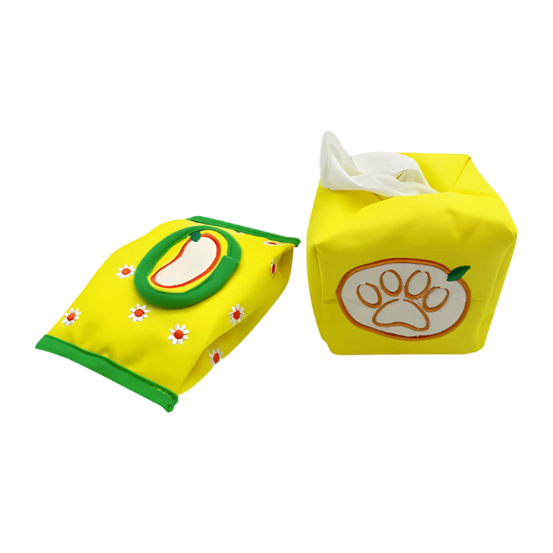 Felineau Boîte Mouchoirs Tapis Renifleur - Jeu Fouille Peluche Gigogne