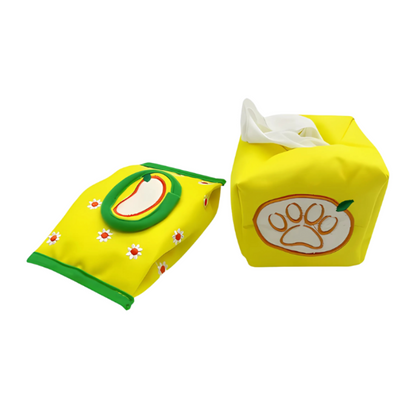 Felineau Boîte Mouchoirs Tapis Renifleur - Jeu Fouille Peluche Gigogne