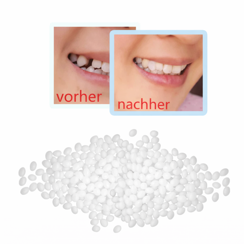 Granulés en plastique modelable pour accessoire dentaire