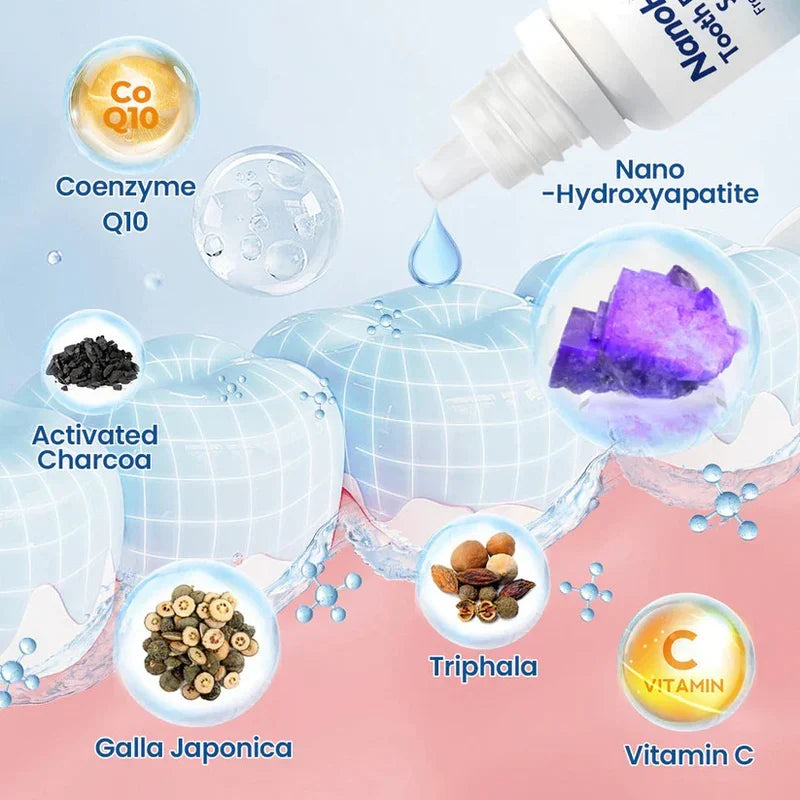 Sérum de soin dentaire à nano-hydroxyapatite, saveur menthe