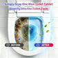 Bloc WC bicolore pour chasse d'eau