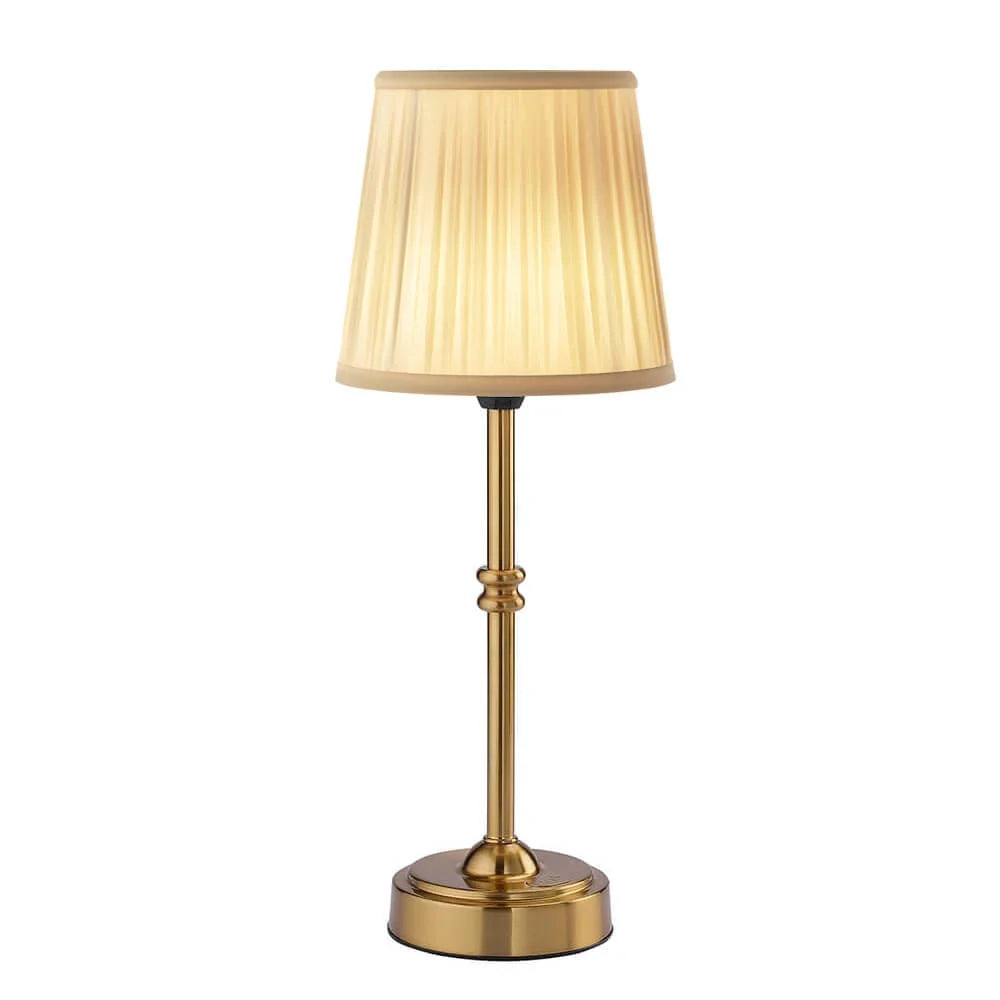 Lampe de table LED sans fil avec abat-jour textile – image 2