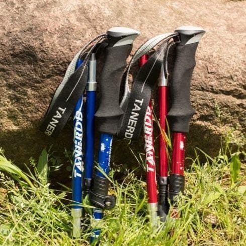 Bâtons de randonnée pliables réglables de 110 à 135 cm