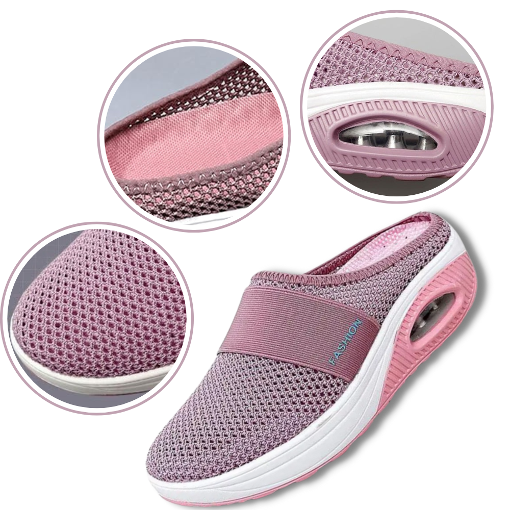 Chaussures de marche à enfiler pour femme avec amorti