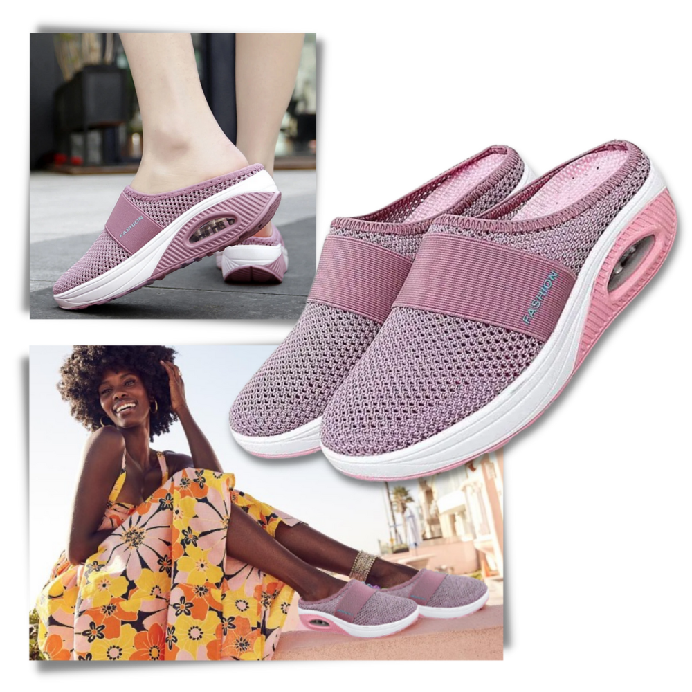 Chaussures de marche à enfiler pour femme avec amorti