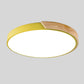 Plafonnier rond fin à trois teintes lumineuses