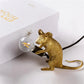 Lampe décorative souris avec ampoule LED