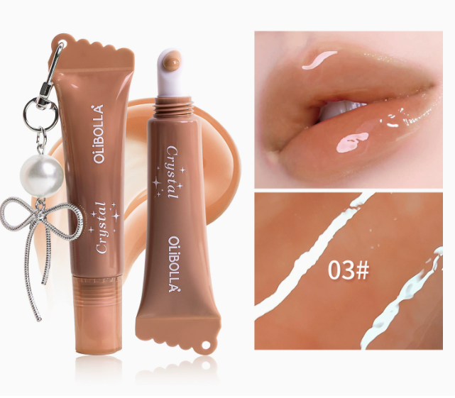 Gloss liquide aux peptides – Couleur et brillance – Lot de 2