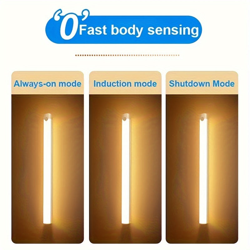 Barre lumineuse à DEL rechargeable avec détecteur de mouvement