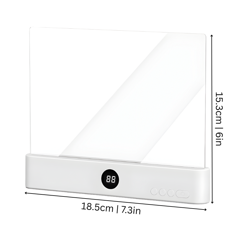 Panneau lumineux LED de lecture avec affichage numérique
