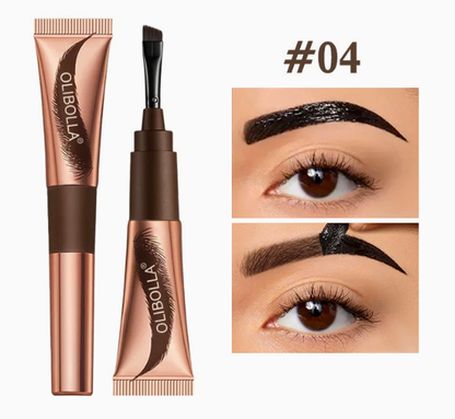 Gel teinté sourcils peel-off – Définition longue tenue – Lot de 2