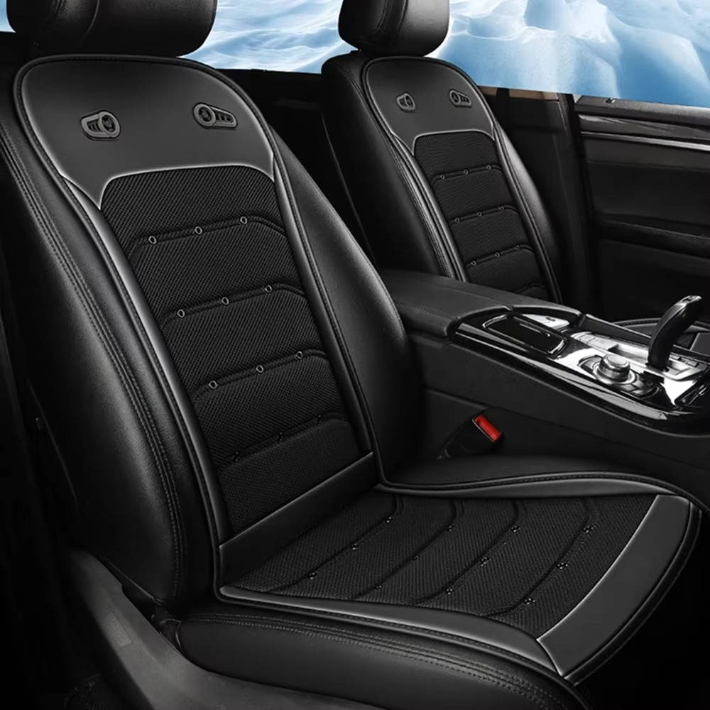 Coussin de siège automobile ventilé à deux ventilateurs