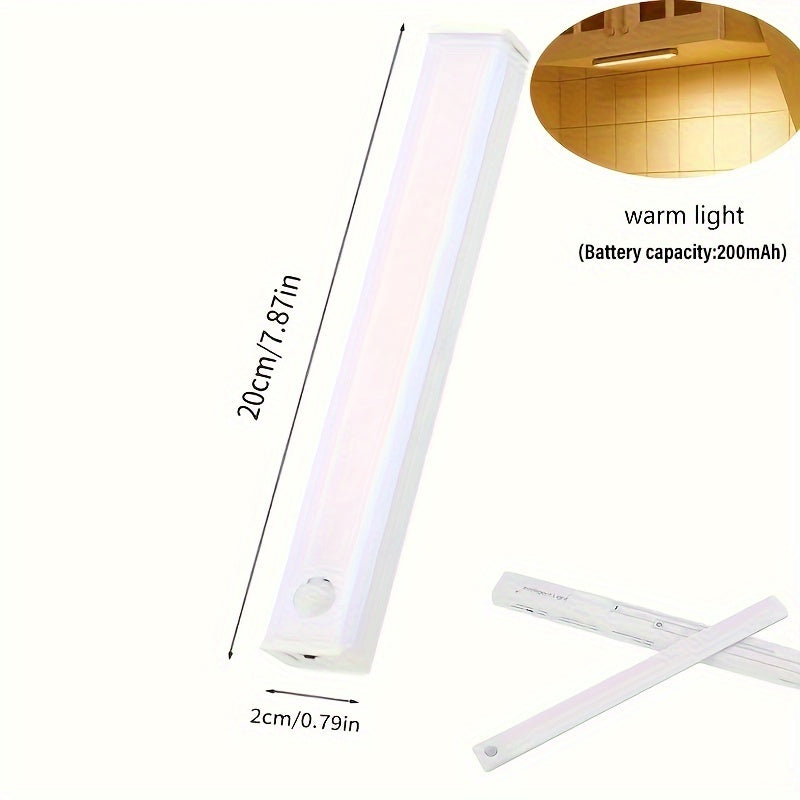 Barre lumineuse à DEL rechargeable avec détecteur de mouvement