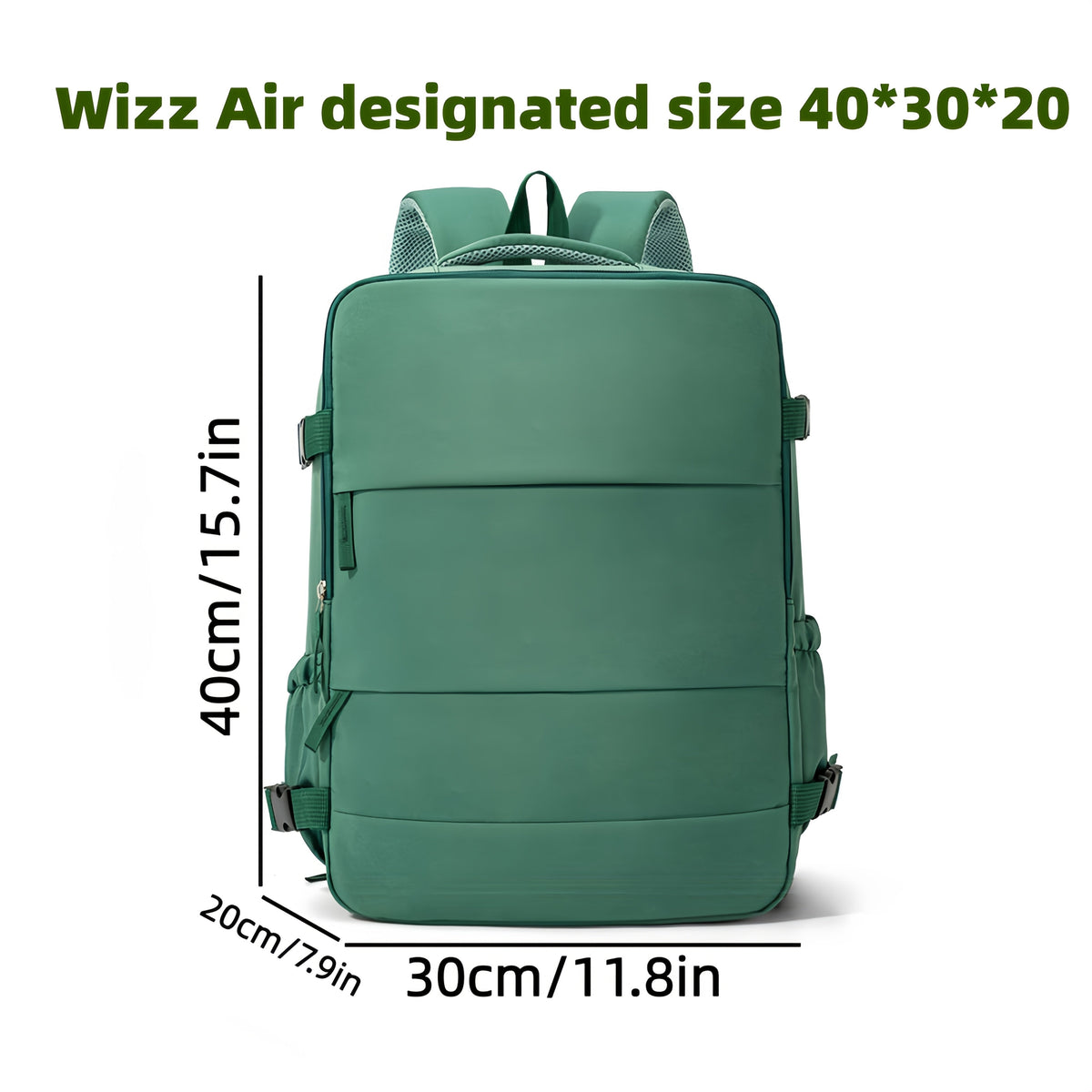 Sac à dos de voyage avec compartiment chaussures, 40 × 30 × 20 cm