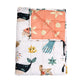 Couverture lestée enfant réversible à motifs animaliers