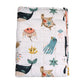 Couverture lestée enfant réversible à motifs animaliers