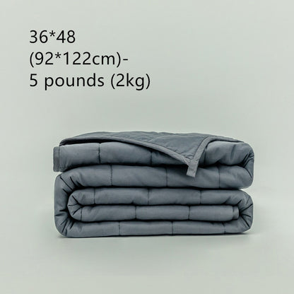 Couverture lestée en coton à billes de verre, 2 ou 3 kg