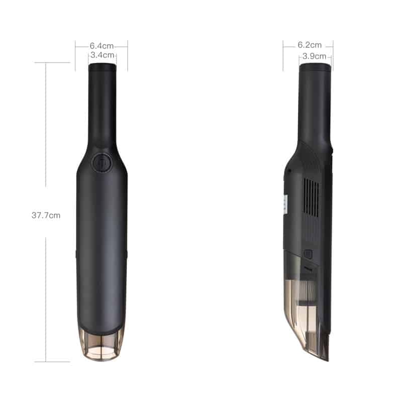 Aspirateur à main rechargeable USB-C à bac transparent