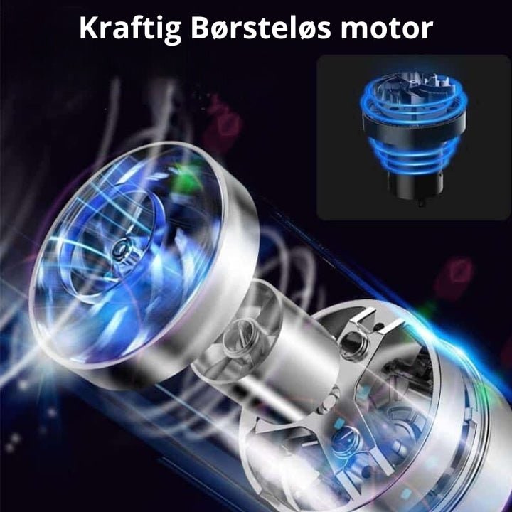 Aspirateur à main rechargeable USB-C à bac transparent