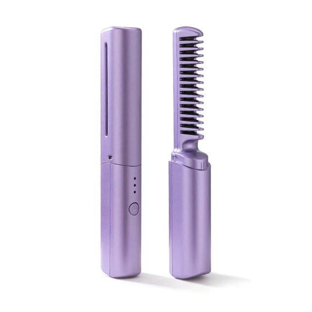 Brosse lissante rechargeable à dents céramiques et capuchon