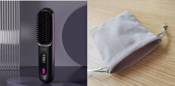 Brosse lissante sans fil à écran LCD et recharge USB-C