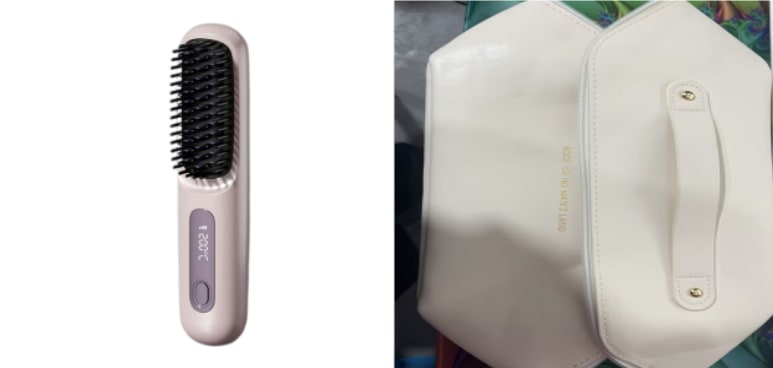 Brosse lissante sans fil à écran LCD et recharge USB-C