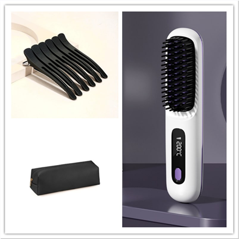 Brosse lissante sans fil à écran LCD et recharge USB-C