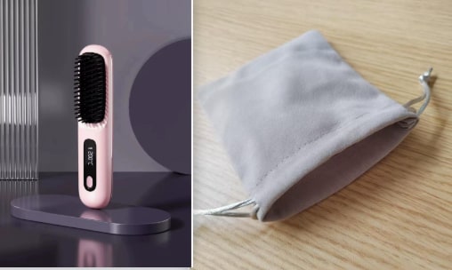 Brosse lissante sans fil à écran LCD et recharge USB-C