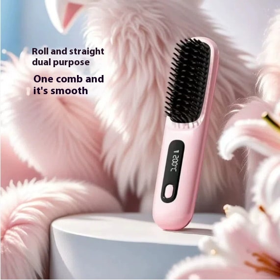 Brosse lissante sans fil à écran LCD et recharge USB-C
