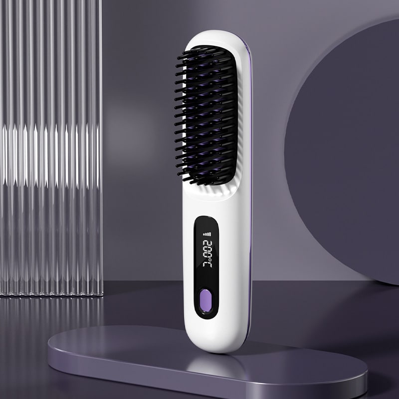 Brosse lissante sans fil à écran LCD et recharge USB-C