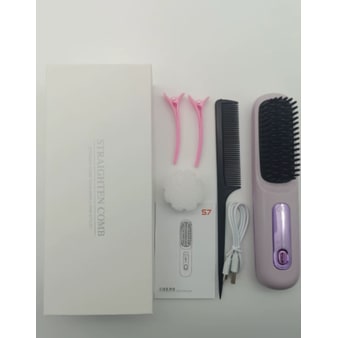 Brosse lissante sans fil à écran LCD et recharge USB-C