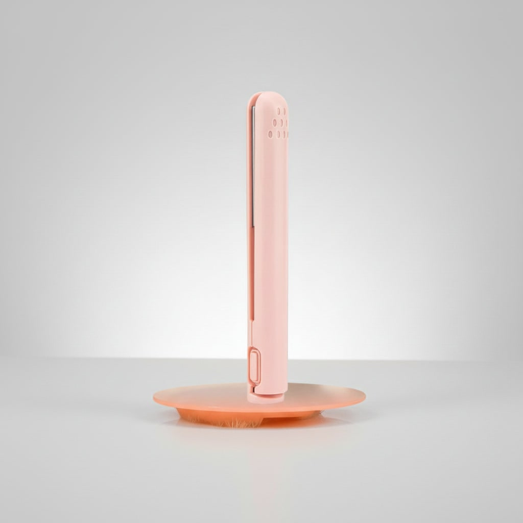 Mini lisseur rechargeable à plaques céramiques et verrou