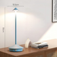 Lampe de table LED sans fil rechargeable à abat-jour conique