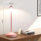 Lampe de table LED sans fil rechargeable à abat-jour conique