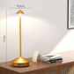 Lampe de table LED sans fil rechargeable à abat-jour conique