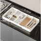 Range-couverts extensible en plastique à compartiments
