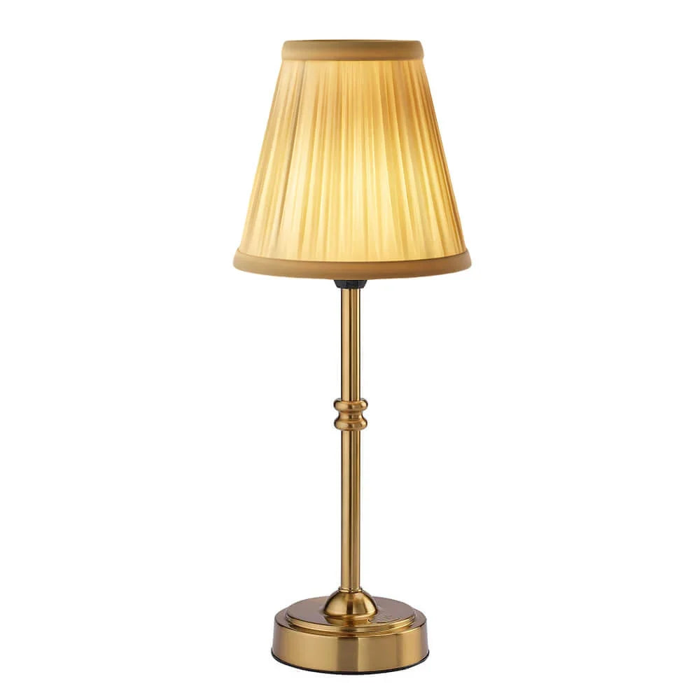 Lampe de table LED sans fil avec abat-jour textile – image 3