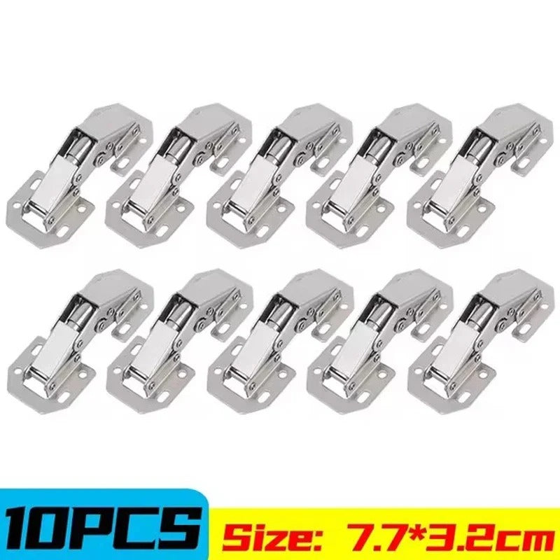 Lot de 10 charnières de meuble à fermeture douce – image 4