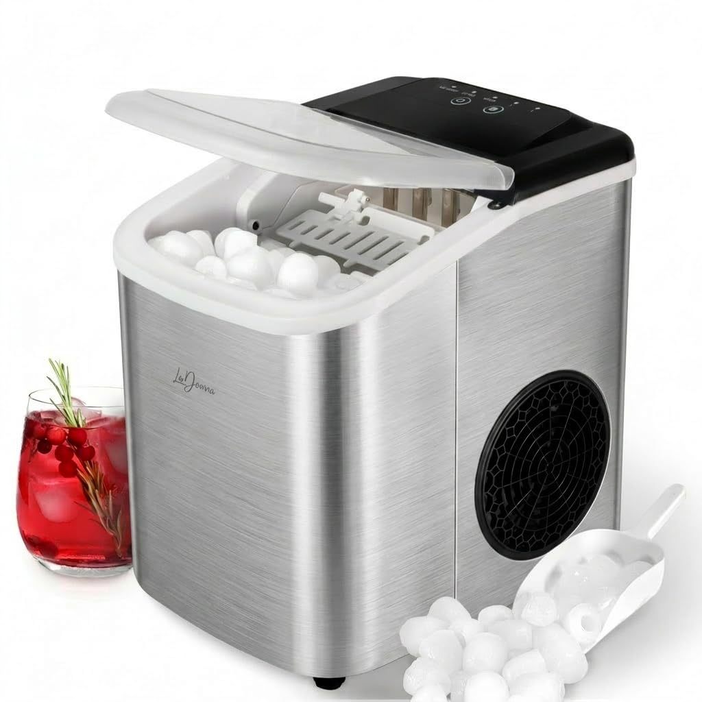 Machine à glaçons de comptoir avec deux tailles de glace