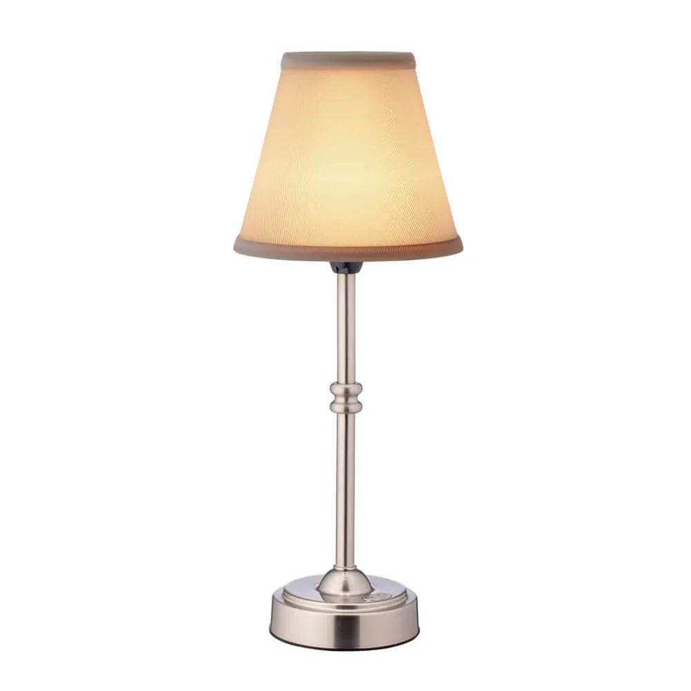 Lampe de table LED sans fil avec abat-jour textile – image 8