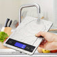 Balance de cuisine rechargeable USB à plateau inox, 15 kg