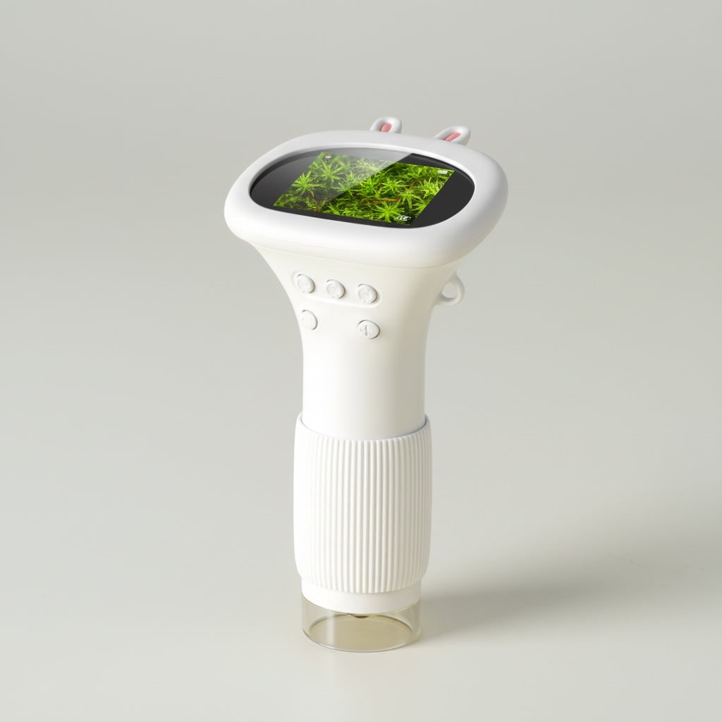 Microscope numérique portatif à écran LCD et recharge USB