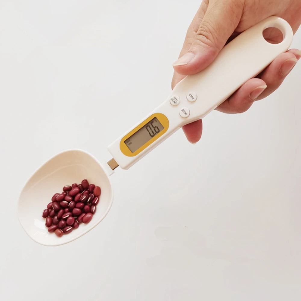 Cuillère balance numérique rechargeable à deux têtes