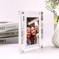 Cadre photo numérique à écran IPS et boîtier acrylique transparent