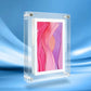 Cadre photo numérique à écran IPS et boîtier acrylique transparent