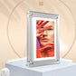 Cadre photo numérique à écran IPS et boîtier acrylique transparent