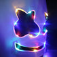 Déguisement de DJ avec masque LED et ensemble blanc