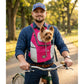 Sac de transport ventral pour chien à maille respirante