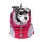 Sac de transport ventral pour chien à maille respirante